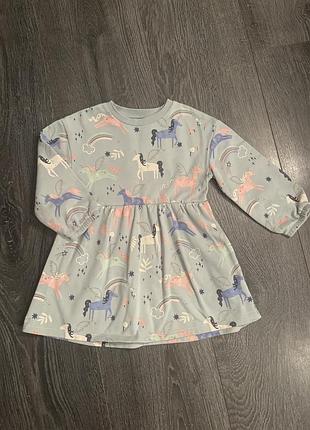 Тепла сукня з єдиноріжками 🦄