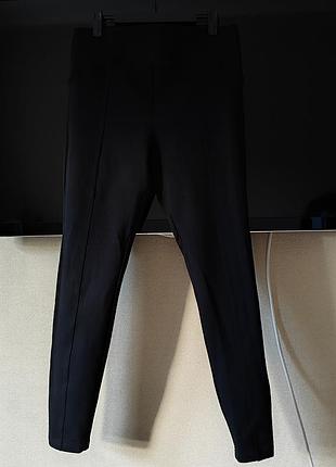 Черные трикотажные брюки (леггинсы)m&amp;s