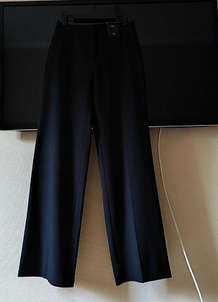 Нові чорні широкі брюки marks& spencer
