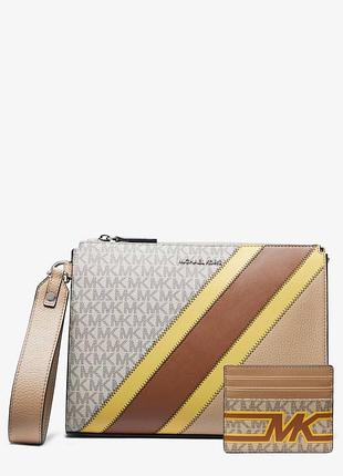 Стильный набор michael kors сумка-клатч и картхолдер
