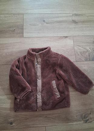 Флісова курточка h&m для дівчинки 92 розмір