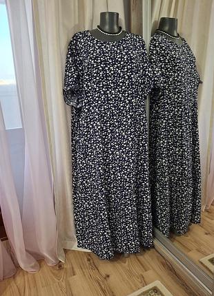 Комфортное платье 👗 большого размера