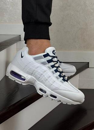 Р.41-45 кросівки nike air max 95 білі ks 12736