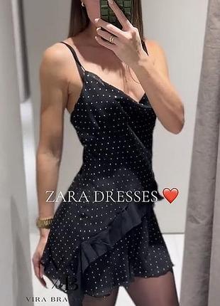 Шикарна сукня в блискітку zara