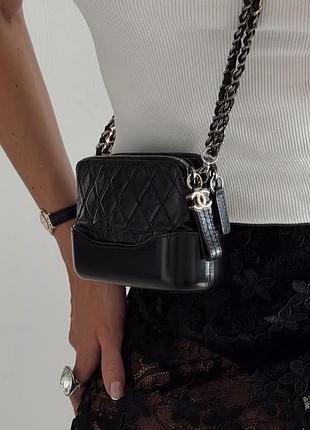 Оригінальна  сумка chanel gabrielle clutch with chain