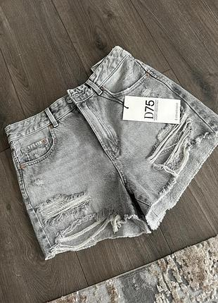Джинсові шорти zara stradivarius