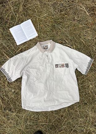 Вінтажна сорочка поло work out «aztec graphic» vintage polo