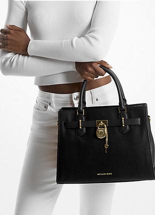 Кожаная сумка michael kors hamilton medium оригинал