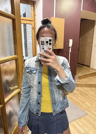 Джинсова куртка river island y2k джинсовка