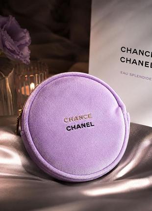 Оригинальный сиреневый маленький косметичка chanel
