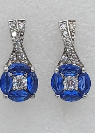 Серьги серебро 925проба