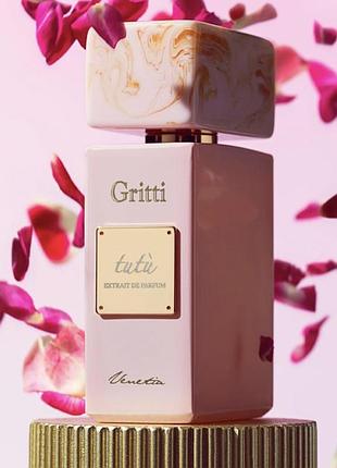 Розпив dr.gritti tutu extrait de parfum. оригінал 2 мл.