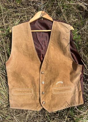 Жилет hudson river «western suede» vintage vest