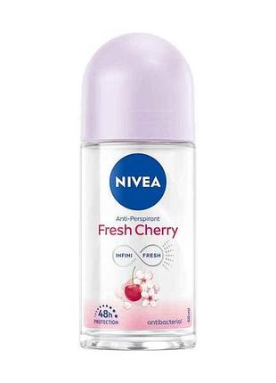 Антиперспирант роликовый 50мл fresh cherry свежая вишня тм nivea