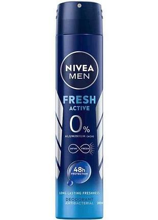 Дезодорант-спрей 200мл men fresh active активна свіжість тм nivea