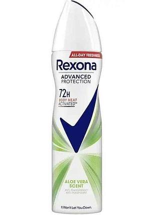 Дезодорант-антиперспирант 150мл алоэ вера 72 часа тм rexona