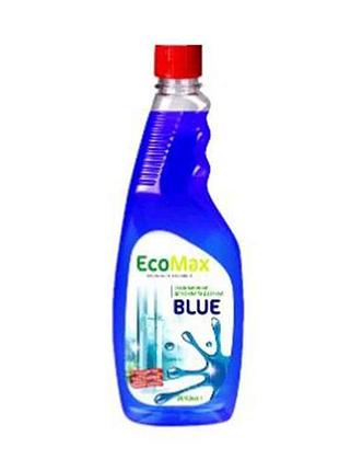Засіб мийний д/скла та дзеркал 500мл (запаска) blue тм ecomax