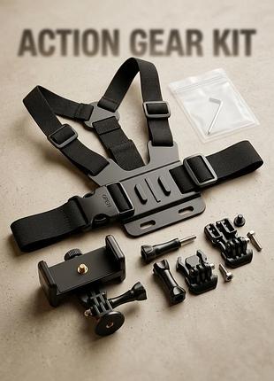 Комплект нагрудного кріплення для телефону та екшн-камери gopro / chest mount (новий)