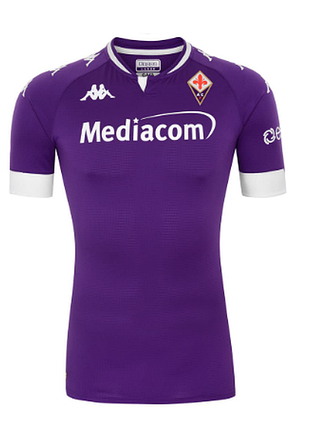 Футбольная форма, футболка kappa 2020/21 fiorentina home shirt jersey