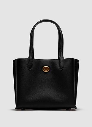 💎 coach willow tote 24 in black