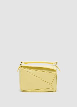 💎 loewe mini puzzle bag yellow