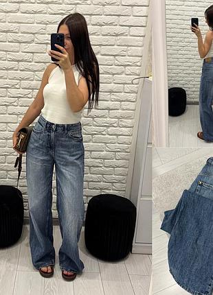 Модні джинси wide leg h&m