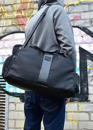 Спортивная сумка nike gym club bag черная дорожная мужская / женская
