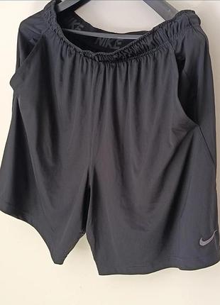 Мужские шорты nike dri-fit (xxl) оригинал, черные