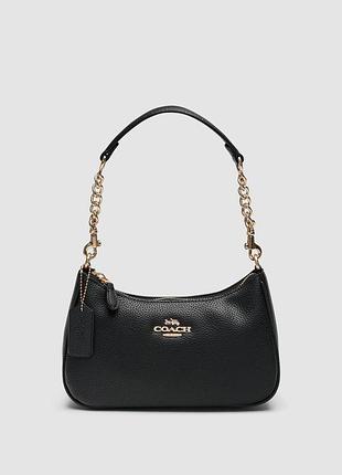 💎 coach teri shoulder bag black/gold(другая подкладка)