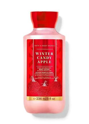 Лосьон для тіла bath and body works winter candy apple super smooth body lotion