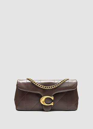 💎 coach tabby shoulder bag 26 with quilting brass/maple