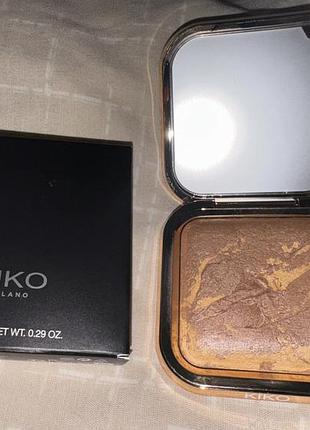 Бронзер kiko milano 002 відтінок оригінал
