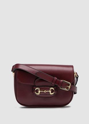 💎 gucci horsebit 1955 mini bag burgundy soft