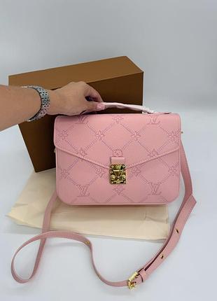 Pochette metis pink / gold