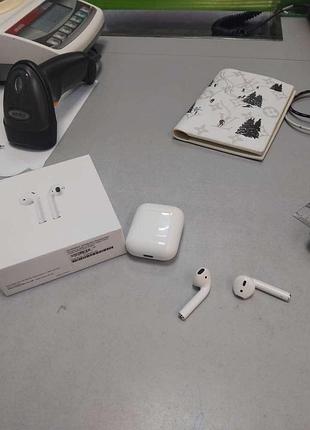 Наушники bluetooth-гарнитура б/у apple airpods 2 (a1602)
