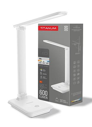Led лампа настольная titanum tltf-009w 10w 3000-6500k
