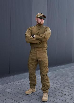 Тактический костюм мужской для военных tactical group gen 4 койот убакс+брюки