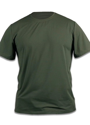 Тактическая футболка для военных качественная с быстрым высыханием militex хаки