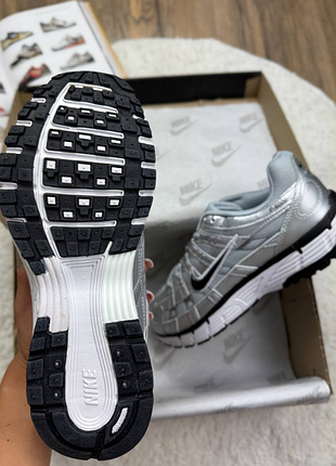 Nike p6000 white silver black 8