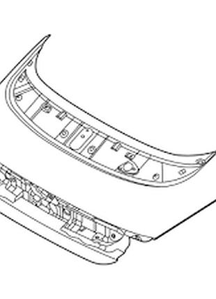 Крышка багажника hyundai ioniq 6 69200-kl000