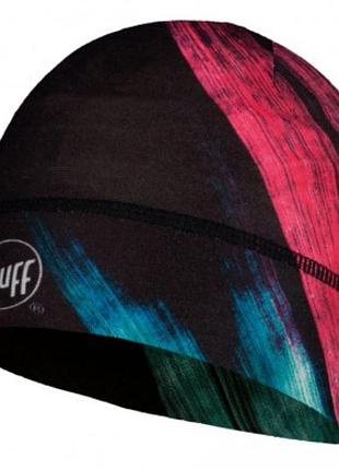 Шапка для спорту тренування трекінгу походів buff® thermonet hat у фірмовому кольорі solar wind pink