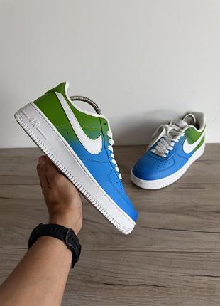 Кросівки шкіряні nike air force customs оригінал