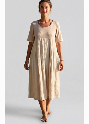 Платье sophia made in italy из льна и вискозы