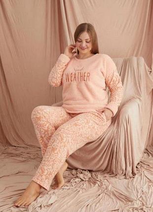 Женская пижама кофта/брюки
arcan/pijamoni
велсофт/фліс
турция
50-52
52-54
54-56