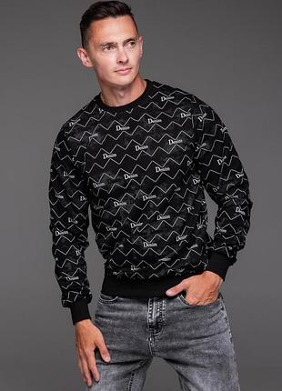 Свитшот мужской denim черный xl