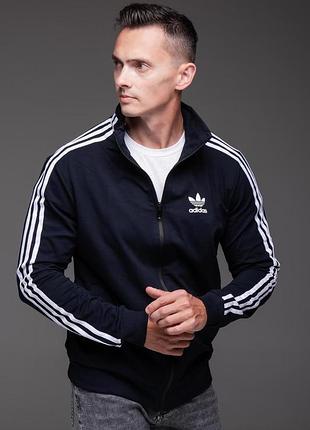 Мужская кофта олимпийка adidas синяя 2xl