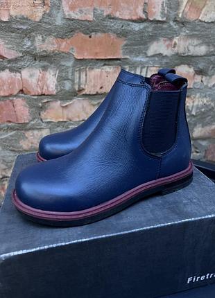 Демисезонні шкіряні дитячі черевики firetrap . оригінал. 31 р-р