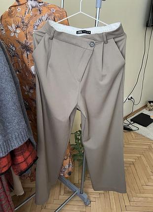 Брюки палацо zara