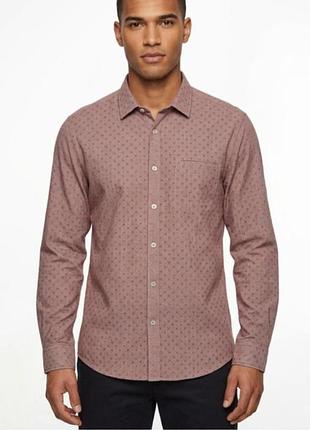 Стильная рубашка hugo boss (slim fit) размер l
