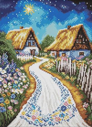 Алмазна мозаїка "хатина" 30х40 см